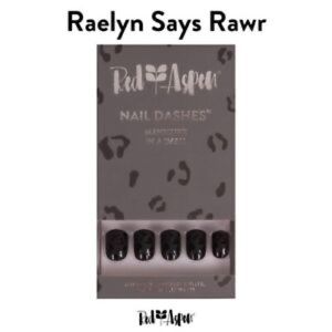 Red Aspen Dash Nails - Raelyn Says Rawr